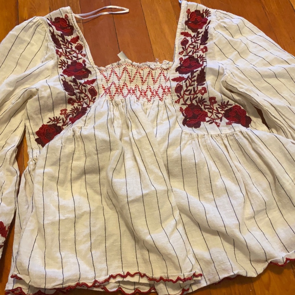 Zara TRF bohemian top